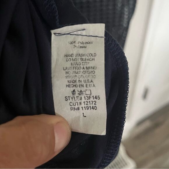 Mini V Neck 90's Y2K Tank Top Dress L Chic Retro Ribbon Weave Overlay Lined USA - Picture 6 of 12